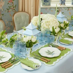 Scalloped Lily Of The Valley Dinner Plate