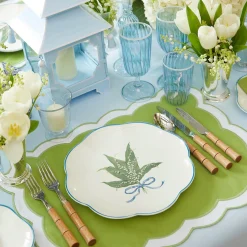 Scalloped Lily Of The Valley Dinner Plate
