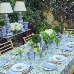 Scalloped Lily Of The Valley Starter Plate (Set Of 4)