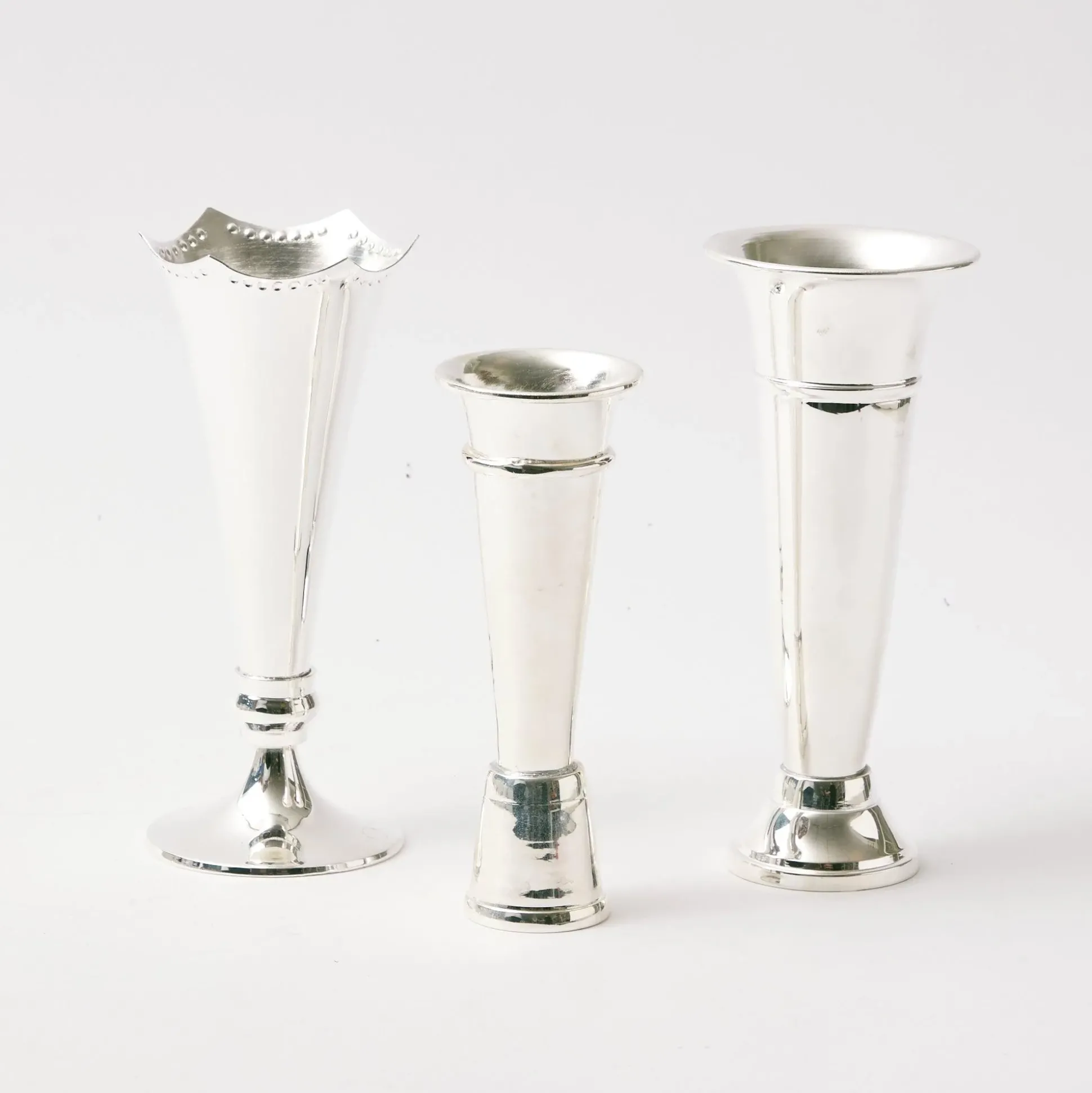 Scalloped Mint Julep Vase (Set Of 3)