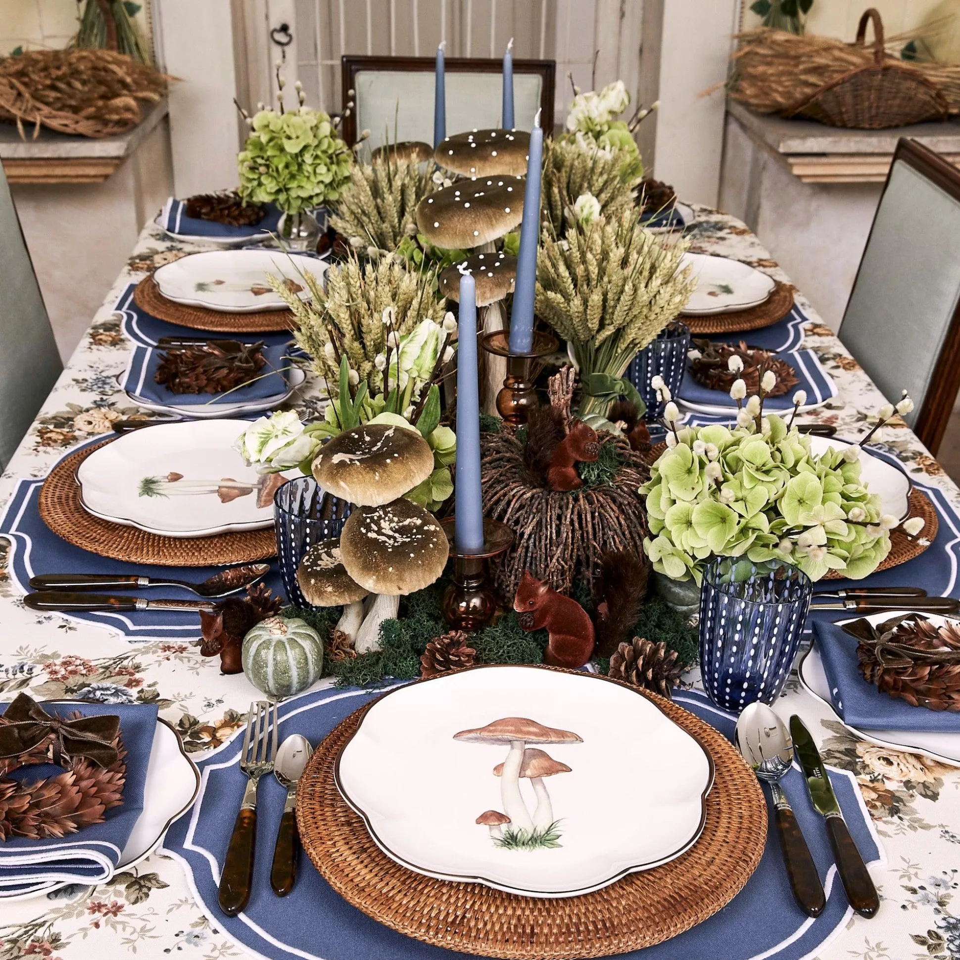 Scalloped Mushroom Dinner Plate