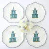 Scalloped Pagoda Dinner Plate (Set Of 4)
