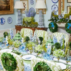 Scalloped Pagoda Dinner Plate