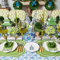 Scalloped Pagoda Starter Plate (Set Of 4)