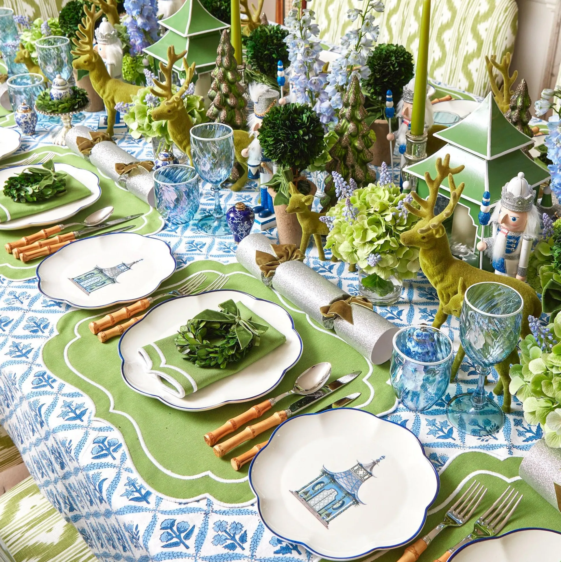 Scalloped Pagoda Starter Plate (Set Of 4)