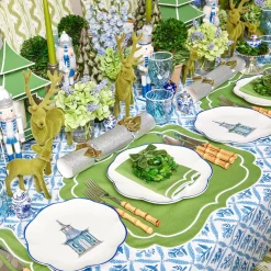 Scalloped Pagoda Starter Plate (Set Of 4)