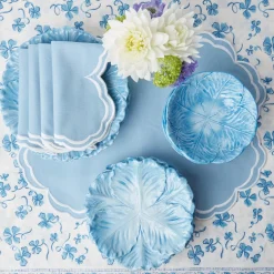 Serena Cornflower Blue Napkins (Set Of 4)