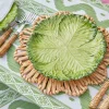 Serena Green Cabbage Dinner Plate (Set Of 4)