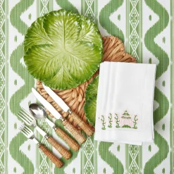 Serena Green Cabbage Dinner Plate (Set Of 4)