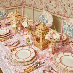 Serena Pink Leopard Napkins (Set Of 4)