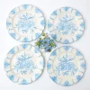 Seville Blue Gardenia Dinner Plate (Set Of 4)