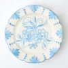 Seville Blue Gardenia Dinner Plate