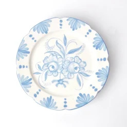 Seville Blue Gardenia Dinner Plate