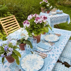 Seville Blue Gardenia Dinner Plate
