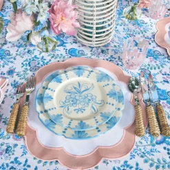 Seville Blue Gardenia Dinner Plate