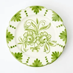 Seville Green Gardenia Dinner Plate