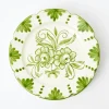 Seville Green Gardenia Dinner Plate