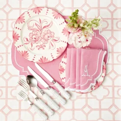 Seville Pink Gardenia Dinner Plate (Set Of 4)