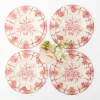 Seville Pink Gardenia Dinner & Starter Plates (Set Of 8)