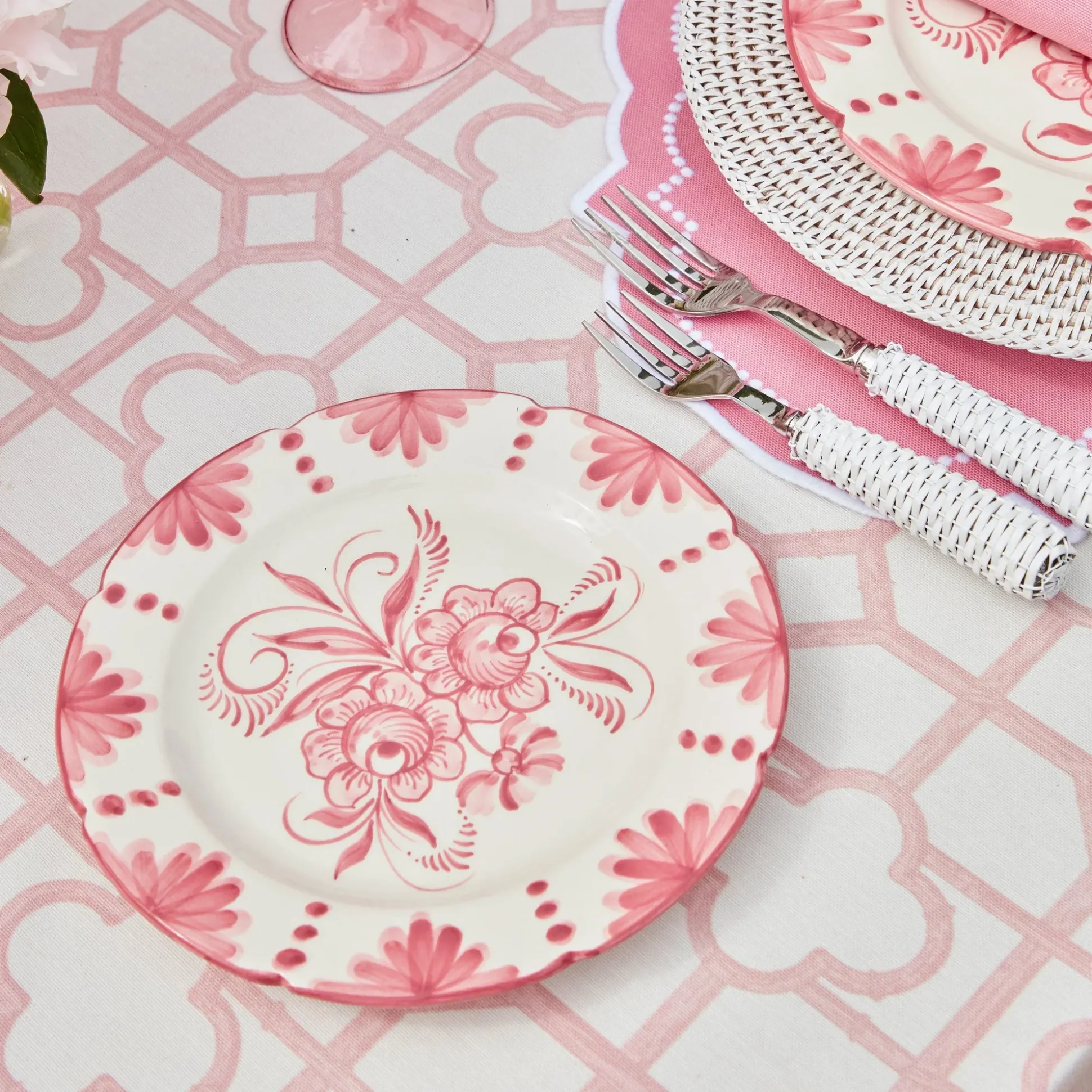 Seville Pink Gardenia Starter Plate