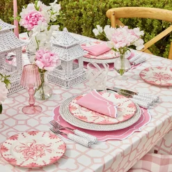 Seville Pink Gardenia Starter Plate (Set Of 4)