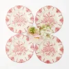 Seville Pink Gardenia Starter Plate (Set Of 4)