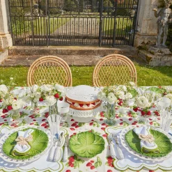Small Green Fluted Vase (Set Of 3)