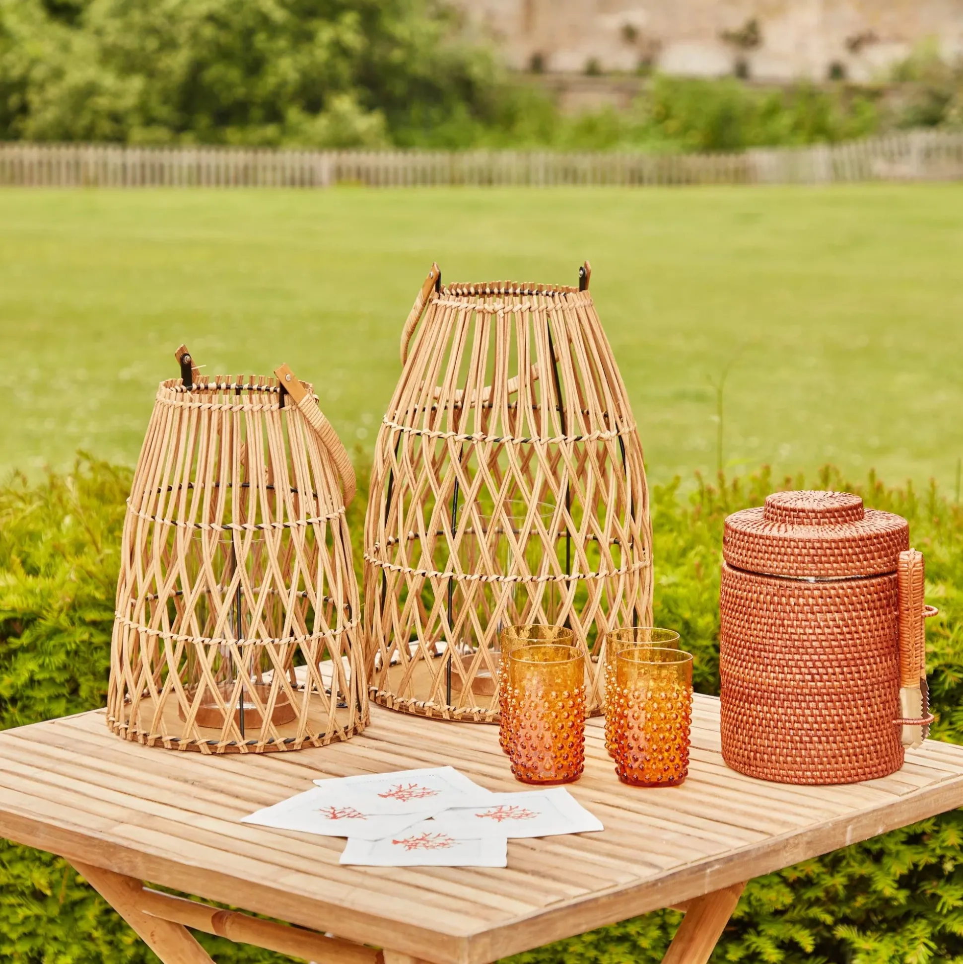 Small Rattan Lantern