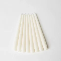 Snow White Candles (Set Of 8)