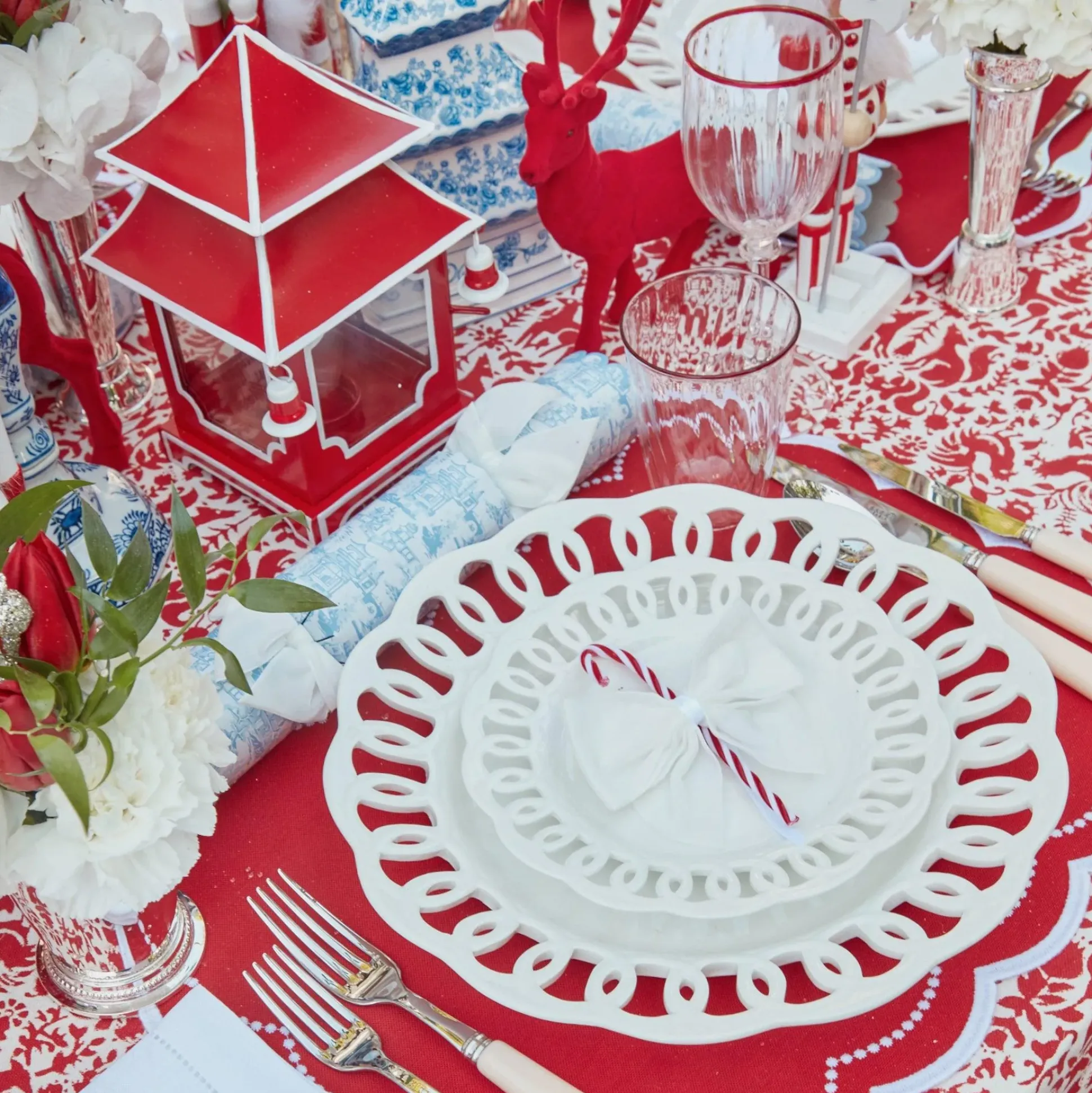 Snow White Velvet Napkin Bows (Set Of 4)