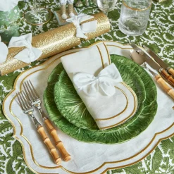 Snow White Velvet Napkin Bows (Set Of 4)