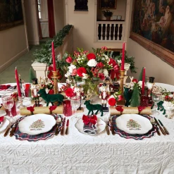 Snowflake Applique Tablecloth