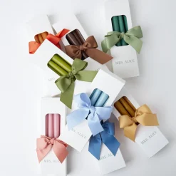 Soft Blue Candles (Set Of 8)