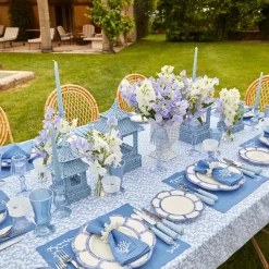 Soft Blue Candles (Set Of 8)