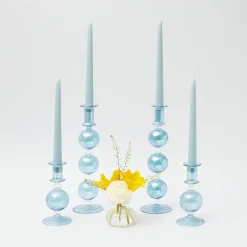 Soft Blue Candles (Set Of 8)