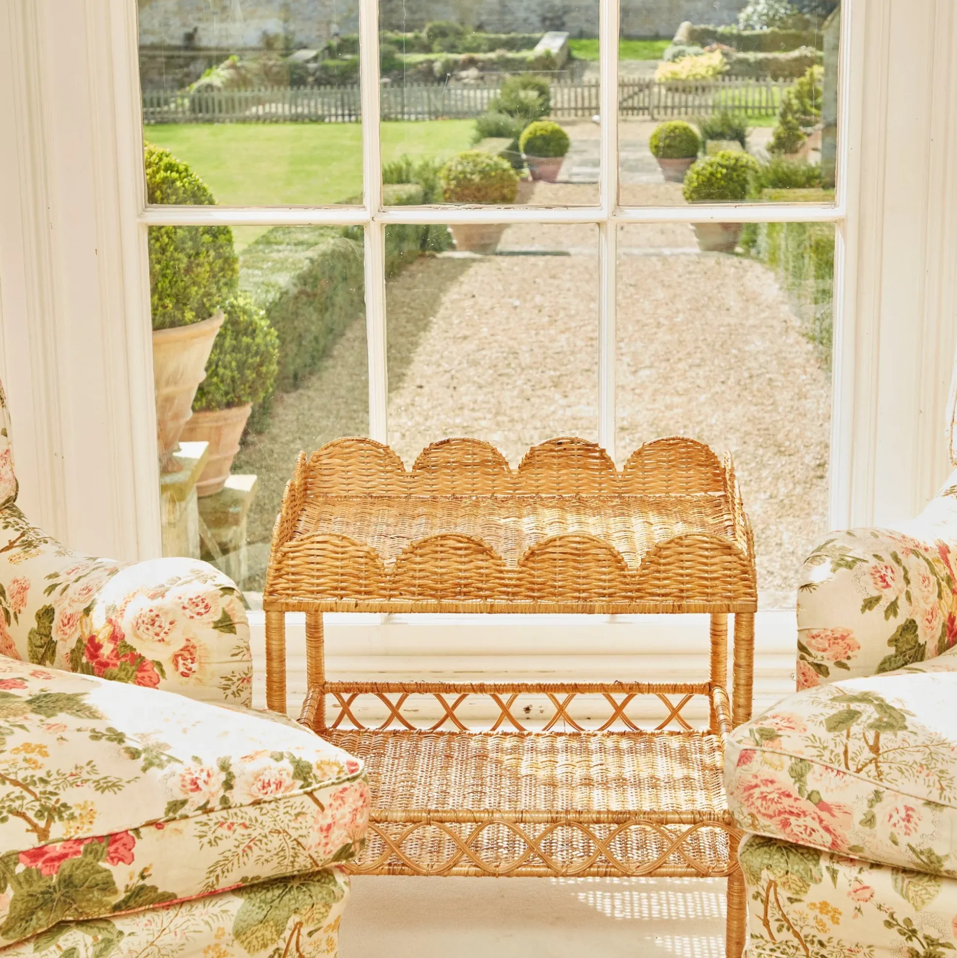 Sophia Rattan Side Table