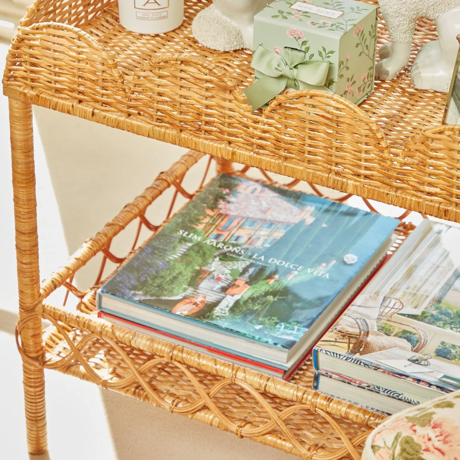 Sophia Rattan Side Table