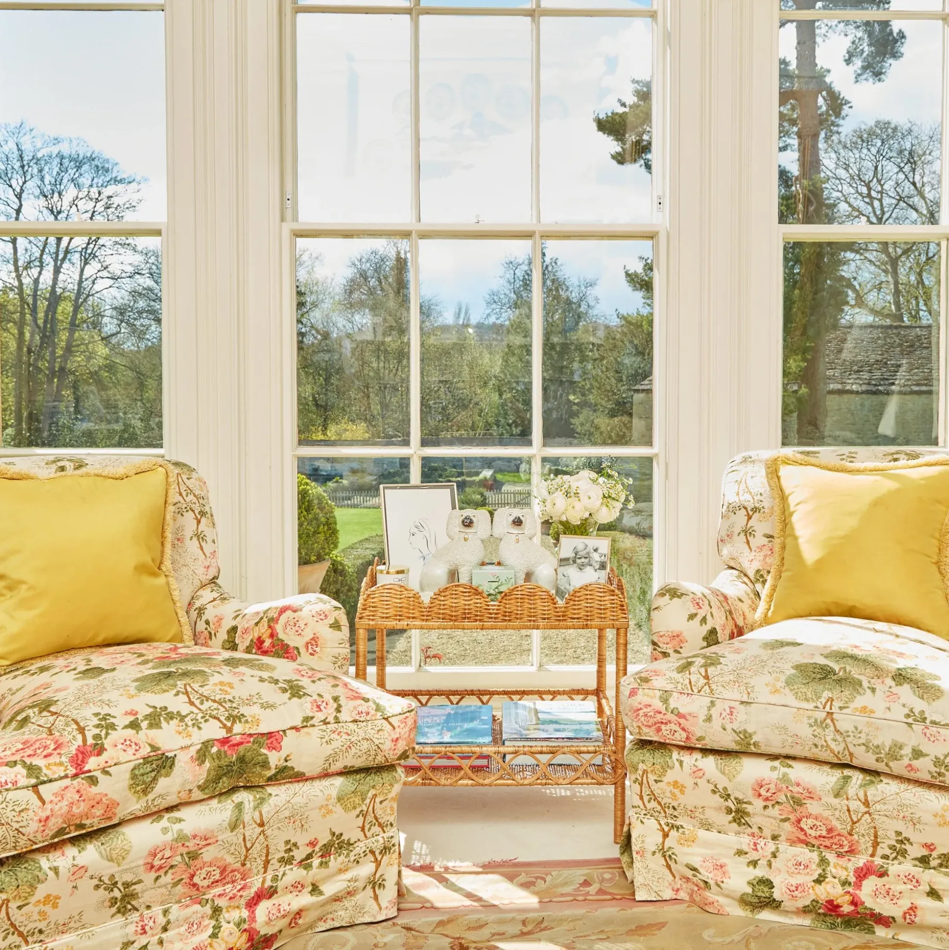 Sophia Rattan Side Table