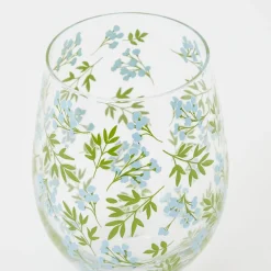 Spring Floral Glasses (Set Of 4)
