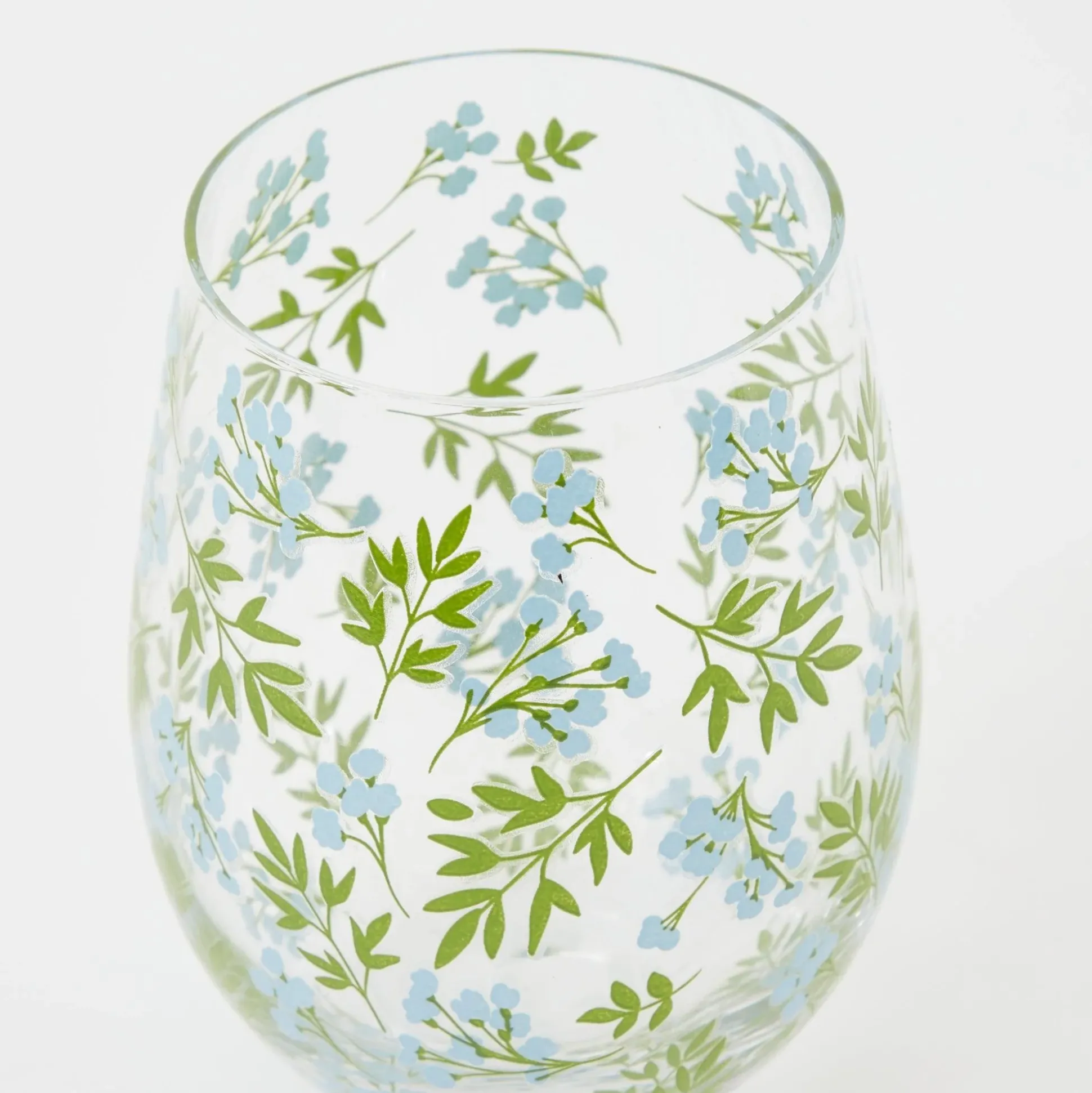 Spring Floral Glasses (Set Of 4)