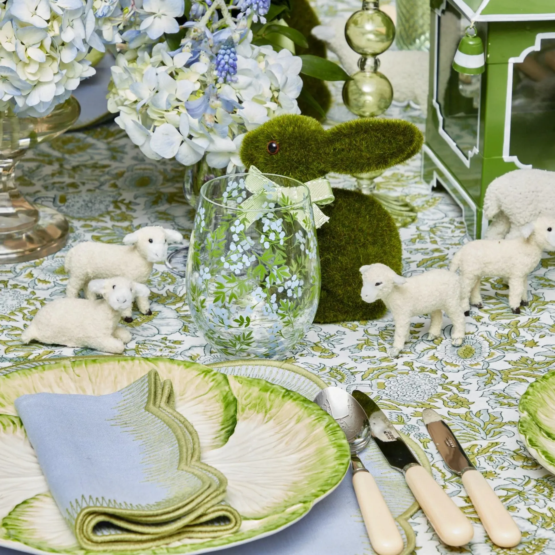 Spring Floral Glasses (Set Of 4)