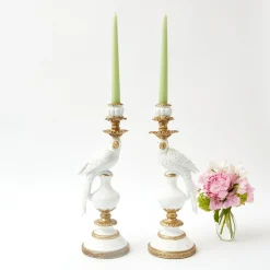 Spring Green Candles (Set Of 8)
