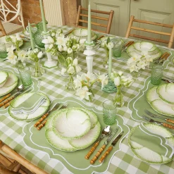 Sylvie Green Embroidered Placemats (Set Of 4)