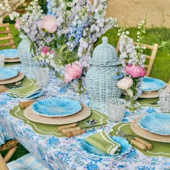 Sylvie Green Embroidered Placemats (Set Of 4)