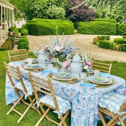 Sylvie Green Embroidered Placemats & Napkins (Set Of 4)