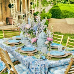 Sylvie Green Embroidered Placemats & Napkins (Set Of 4)