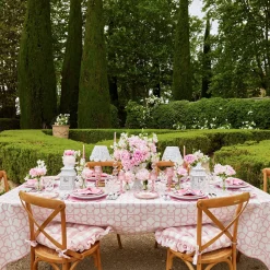 Tall Rechargeable Lamp With White Seagrass Lampshade