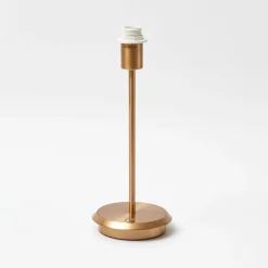 Tall Rechargeable Lamp With Pink Lotus Lampshade