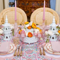 Three Piece Ceramic Bamboo Vase