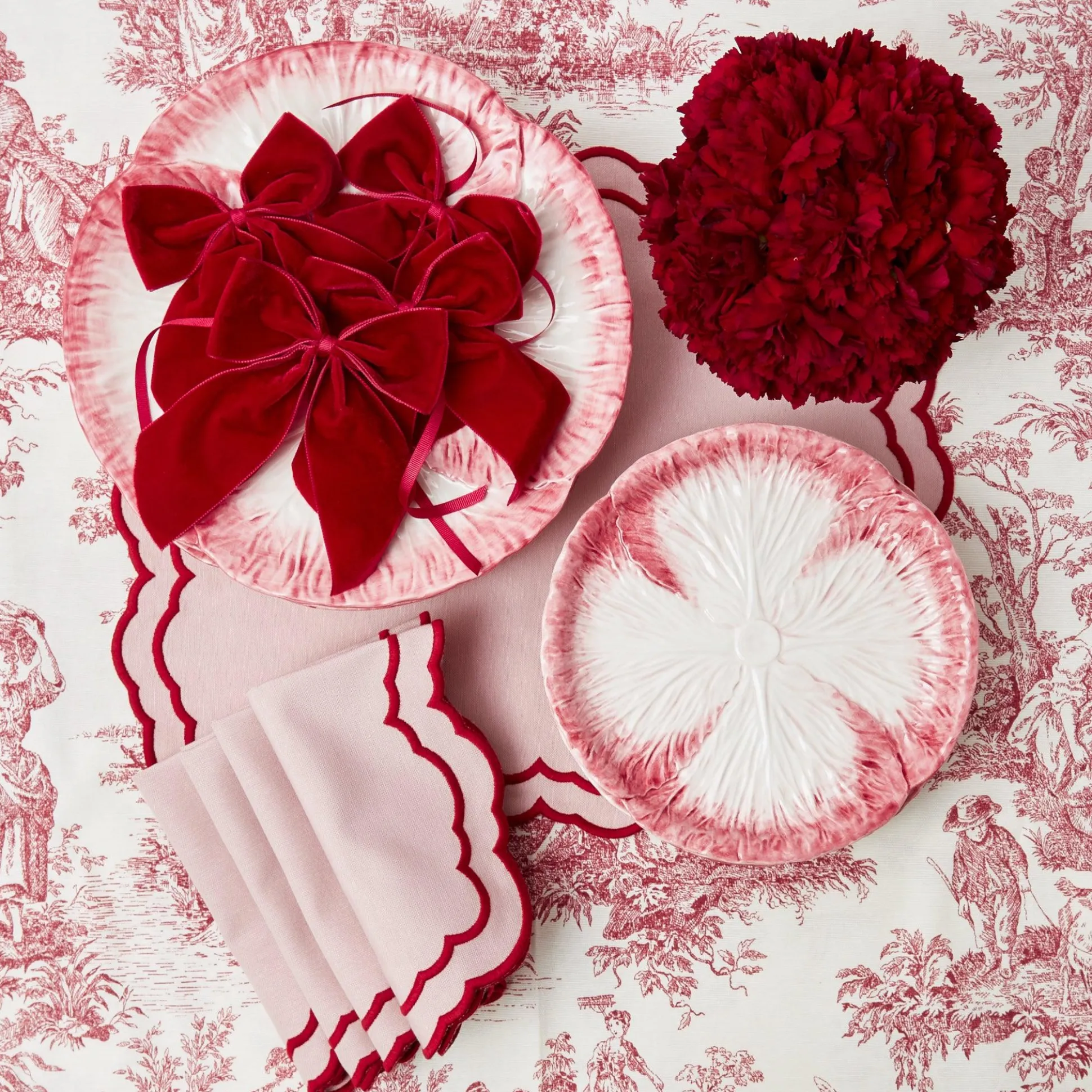 Valerie Pink Napkins (Set Of 4)